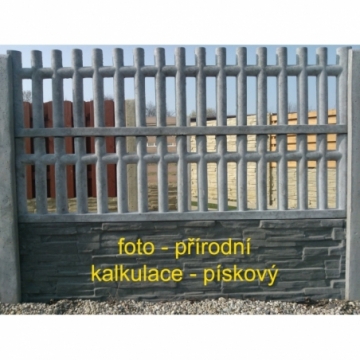 Betonový plot 21...