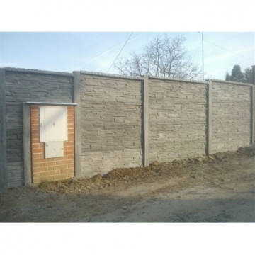 Betonový plot 11 Prima Plus...