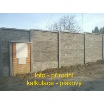 Betonový plot 11 Plus...