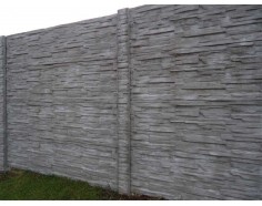 Betonový sloup OZDOBNÝ pro jednostranný plot